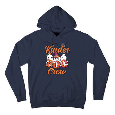 Kindergarten Boo Crew Kinder Crew Funny Teacher Halloween Tall Hoodie