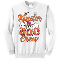 Kindergarten Boo Crew Kinder Crew Funny Teacher Halloween Sweatshirt