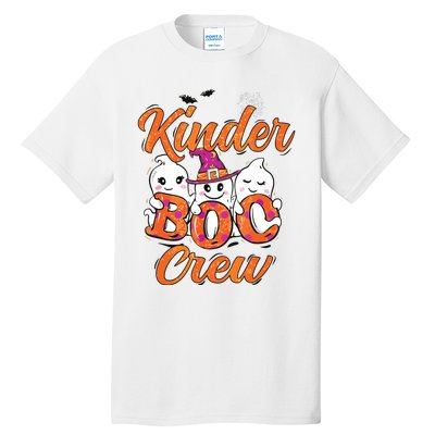 Kindergarten Boo Crew Kinder Crew Funny Teacher Halloween Tall T-Shirt