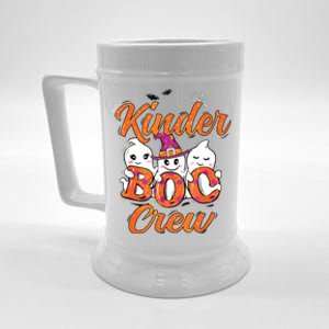 Kindergarten Boo Crew Kinder Crew Funny Teacher Halloween Beer Stein