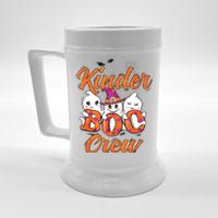 Kindergarten Boo Crew Kinder Crew Funny Teacher Halloween Beer Stein