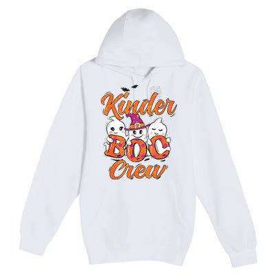 Kindergarten Boo Crew Kinder Crew Funny Teacher Halloween Premium Pullover Hoodie