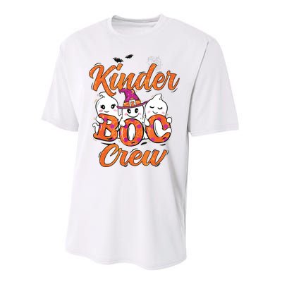 Kindergarten Boo Crew Kinder Crew Funny Teacher Halloween Performance Sprint T-Shirt