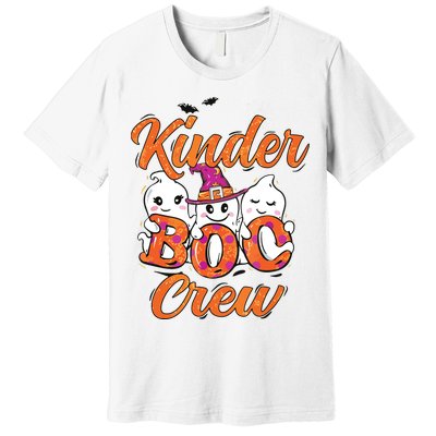 Kindergarten Boo Crew Kinder Crew Funny Teacher Halloween Premium T-Shirt