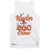 Kindergarten Boo Crew Kinder Crew Funny Teacher Halloween Tank Top