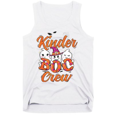 Kindergarten Boo Crew Kinder Crew Funny Teacher Halloween Tank Top