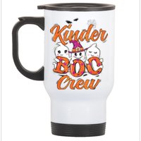 Kindergarten Boo Crew Kinder Crew Funny Teacher Halloween Stainless Steel Travel Mug