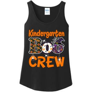 Kindergarten Boo Crew Teachers Students Halloween Costume Ladies Essential Tank