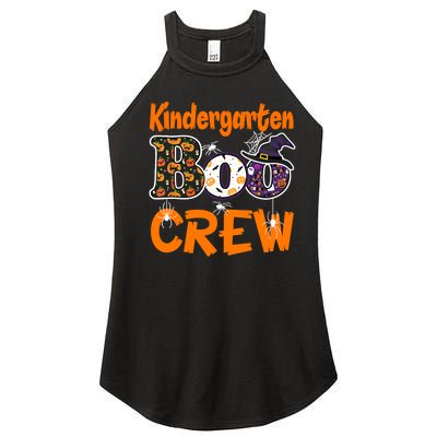 Kindergarten Boo Crew Teachers Students Halloween Costume Women's Perfect Tri Rocker Tank