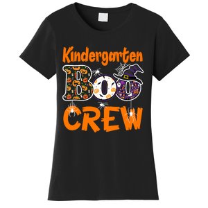 Kindergarten Boo Crew Teachers Students Halloween Costume Women's T-Shirt