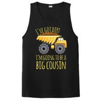 Kids Big Cousin Digger Construction Design For Pregnancy Reveal PosiCharge Competitor Tank