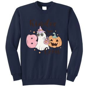 Kinder Boo Crew Kindergarten Boo Crew Kindergarten Halloween Tall Sweatshirt