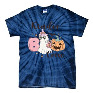 Kinder Boo Crew Kindergarten Boo Crew Kindergarten Halloween Tie-Dye T-Shirt