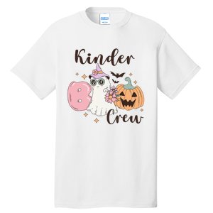 Kinder Boo Crew Kindergarten Boo Crew Kindergarten Halloween Tall T-Shirt