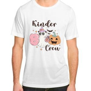 Kinder Boo Crew Kindergarten Boo Crew Kindergarten Halloween Adult ChromaSoft Performance T-Shirt