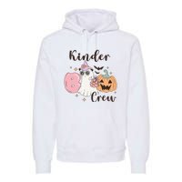 Kinder Boo Crew Kindergarten Boo Crew Kindergarten Halloween Premium Hoodie