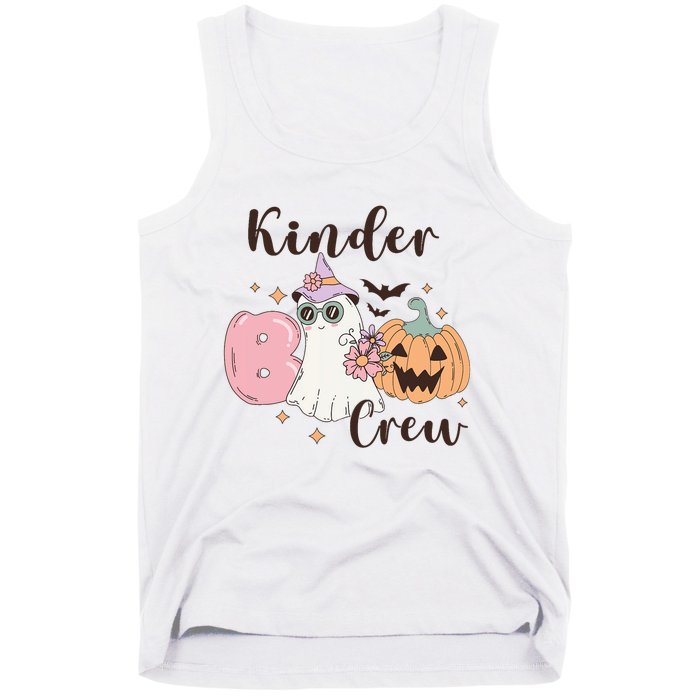 Kinder Boo Crew Kindergarten Boo Crew Kindergarten Halloween Tank Top