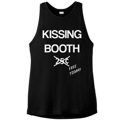 Kissing Booth Costume Halloween Ladies PosiCharge Tri-Blend Wicking Tank