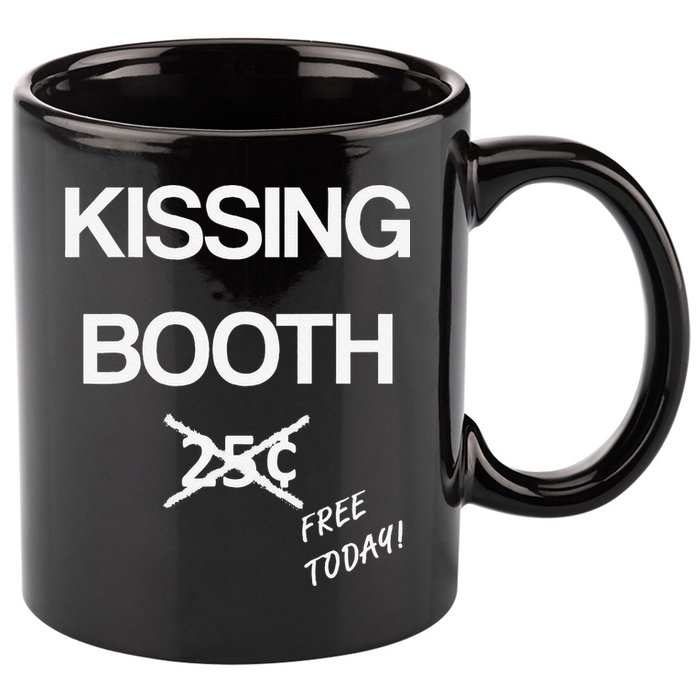 Kissing Booth Costume Halloween 11oz C Handle Ceramic Mug