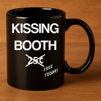 Kissing Booth Costume Halloween 11oz C Handle Ceramic Mug