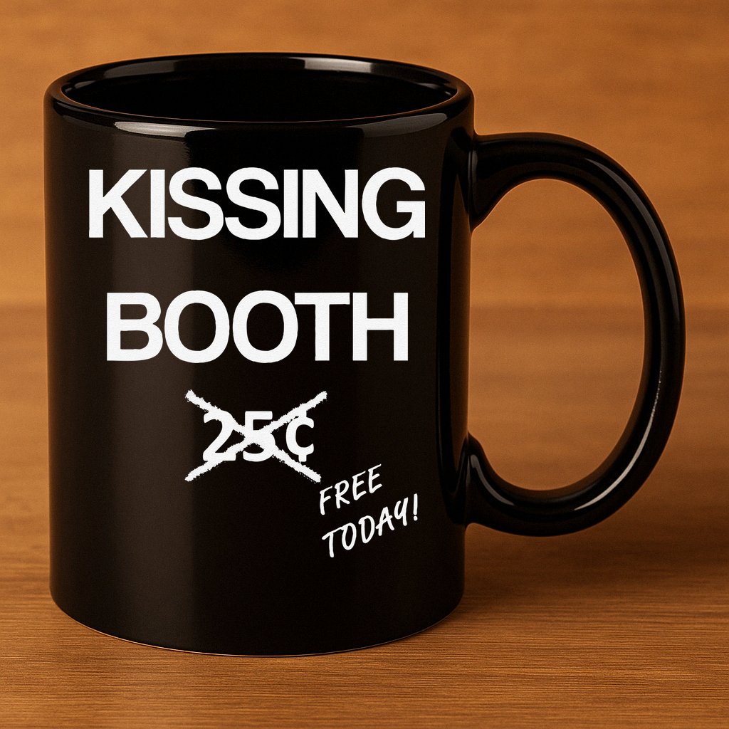 Kissing Booth Costume Halloween 11oz C Handle Ceramic Mug