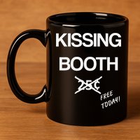 Kissing Booth Costume Halloween 11oz C Handle Ceramic Mug