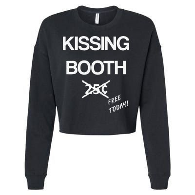 Kissing Booth Costume Halloween Cropped Pullover Crew