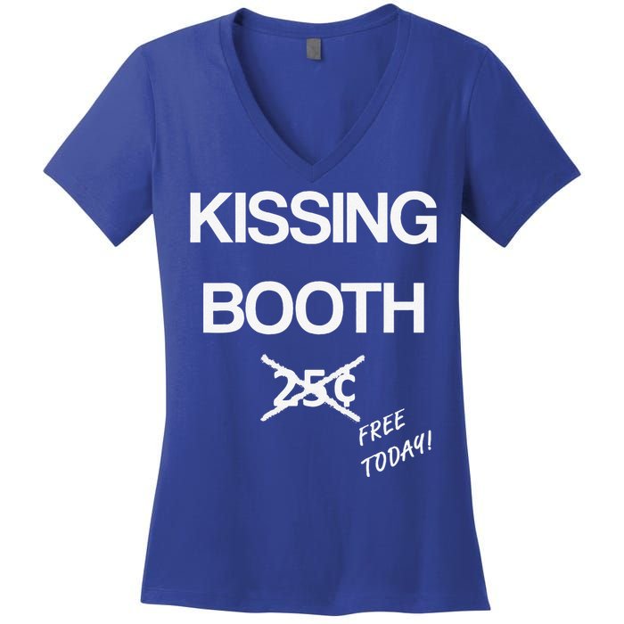 Kissing Booth Costume Halloween Women's V-Neck T-Shirt