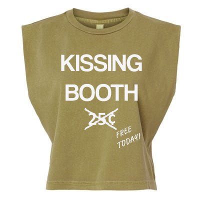 Kissing Booth Costume Halloween Garment-Dyed Women's Muscle Tee