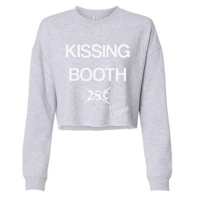 Kissing Booth Costume Halloween Cropped Pullover Crew