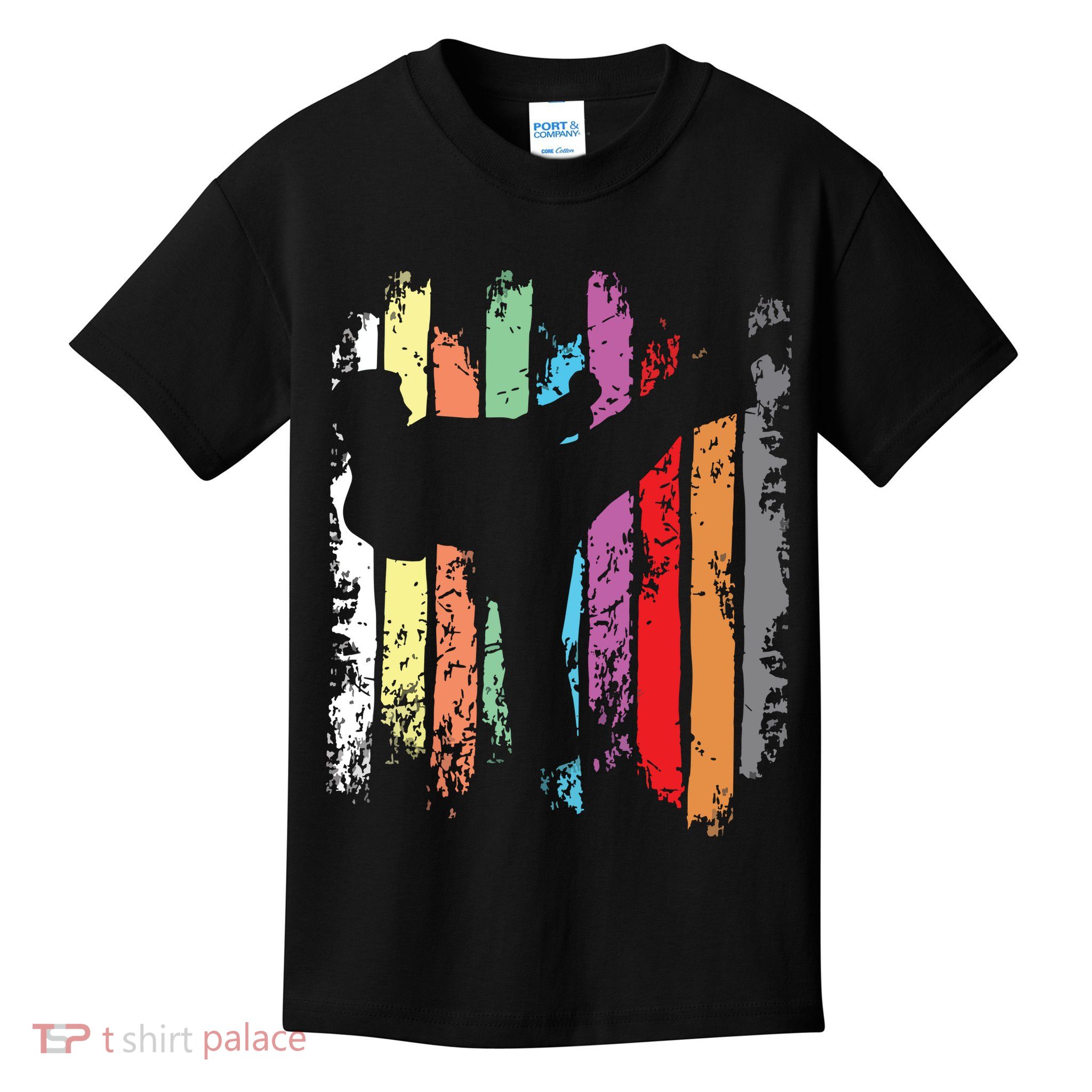 Karate Belt Colors Silhouette Kids T-Shirt
