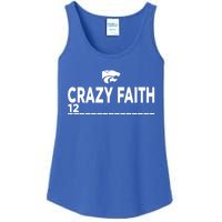 Kstate Basketball Crazy Faith 12 Ladies Essential Tank