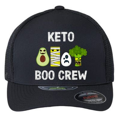 Keto Boo Crew Squad Great Gift Flexfit Unipanel Trucker Cap