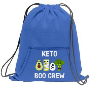 Keto Boo Crew Squad Great Gift Sweatshirt Cinch Pack Bag