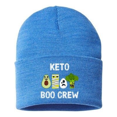 Keto Boo Crew Squad Great Gift Sustainable Knit Beanie