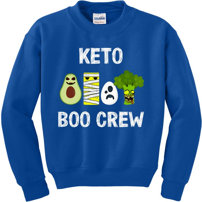 Keto Boo Crew Squad Great Gift Kids Sweatshirt