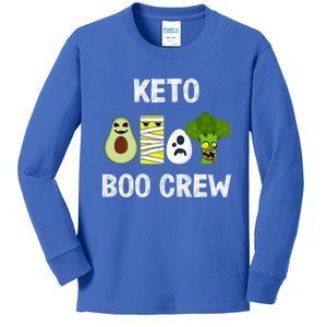 Keto Boo Crew Squad Great Gift Kids Long Sleeve Shirt