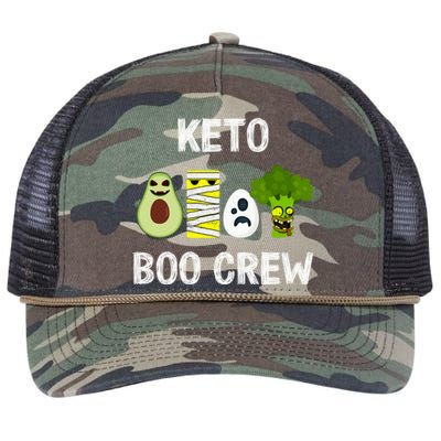 Keto Boo Crew Squad Great Gift Retro Rope Trucker Hat Cap