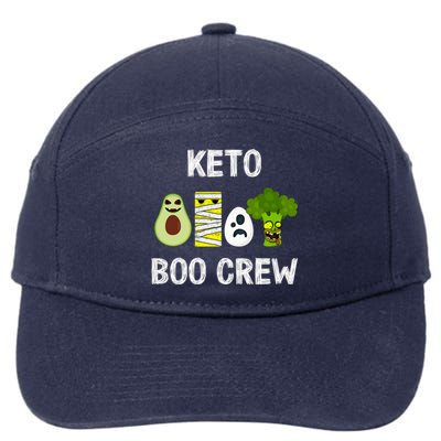 Keto Boo Crew Squad Great Gift 7-Panel Snapback Hat