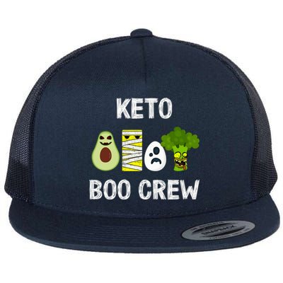 Keto Boo Crew Squad Great Gift Flat Bill Trucker Hat