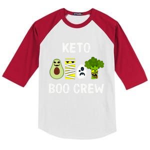 Keto Boo Crew Squad Great Gift Kids Colorblock Raglan Jersey