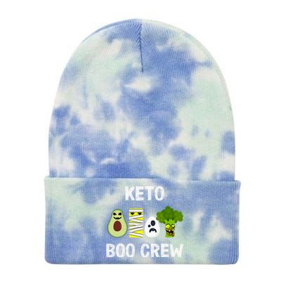 Keto Boo Crew Squad Great Gift Tie Dye 12in Knit Beanie