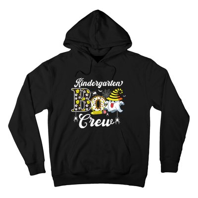 Kindergarten Boo Crew Cute Ghost Halloween Teacher Kids Gift Hoodie