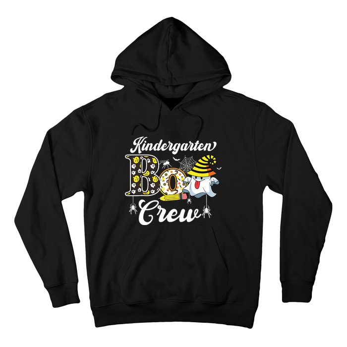 Kindergarten Boo Crew Cute Ghost Halloween Teacher Kids Gift Hoodie