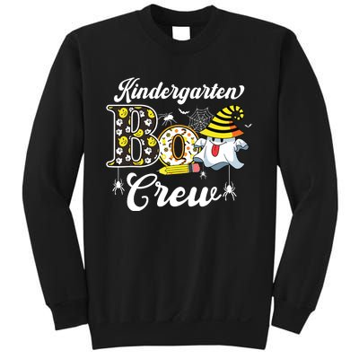 Kindergarten Boo Crew Cute Ghost Halloween Teacher Kids Gift Sweatshirt