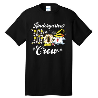 Kindergarten Boo Crew Cute Ghost Halloween Teacher Kids Gift Tall T-Shirt