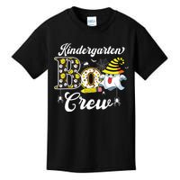 Kindergarten Boo Crew Cute Ghost Halloween Teacher Kids Gift Kids T-Shirt