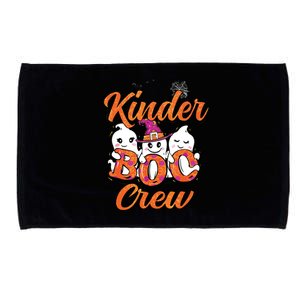 Kindergarten Boo Crew Kinder Crew Funny Teacher Halloween Microfiber Hand Towel