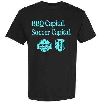 Kccurrent Bbq Capital Soccer Capital Garment-Dyed Heavyweight T-Shirt