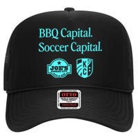 Kccurrent Bbq Capital Soccer Capital High Crown Mesh Back Trucker Hat